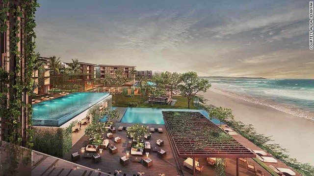 Alila Seminyak sits on a beach along Bali's southwest coast, a short walk from the bars and restaurants of Seminyak.