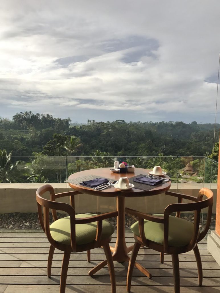 breakfast terrace padma ubud