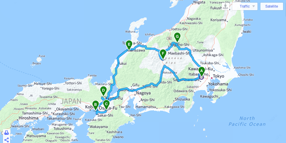 Japan Route